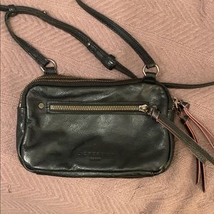 Liebeskind Double Zip Crossbody in Black